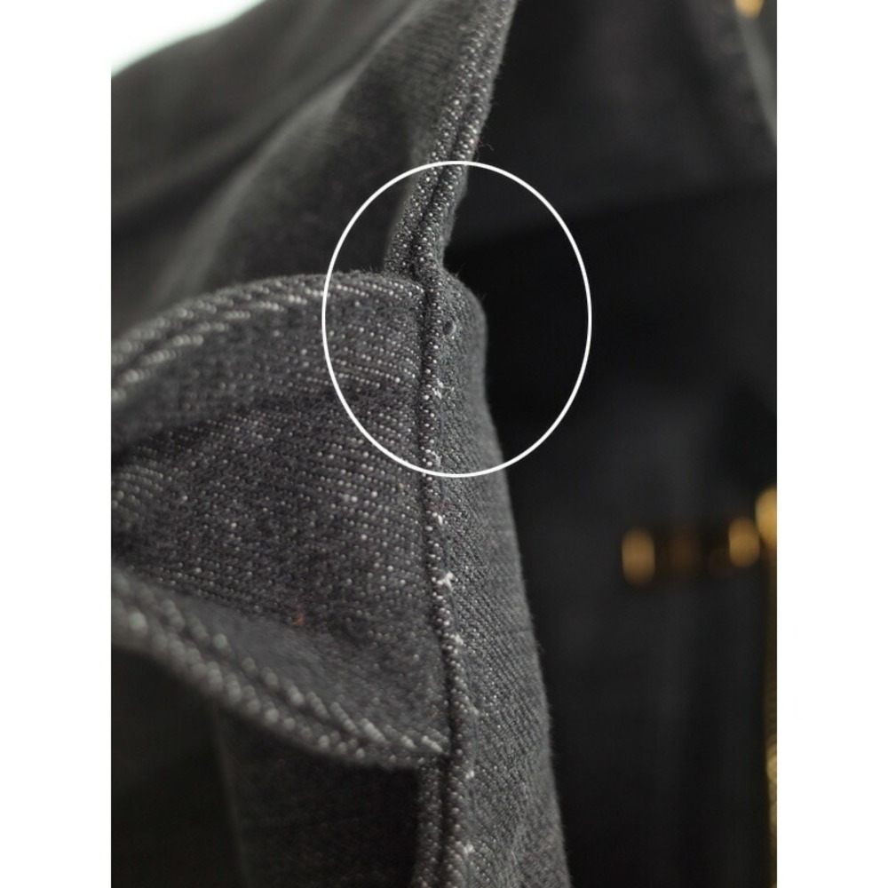 PRADA Canapa 2way Top Handle Crossbody Tote Convertible Tote Bag - Picture 8 of 9